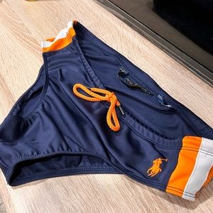 NWT Polo Ralph Lauren Men’s Striped Swim Brief /Medium